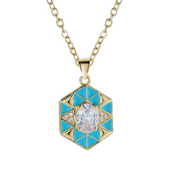 pendant necklaces 2021 retro ladies geometric necklace for women simple fashion copper gilded zircon jewelry party gift, Silver
pendant necklaces 2021 retro ladies geometric necklace for women simple fashion copper gilded zircon jewelry party gift, Silver