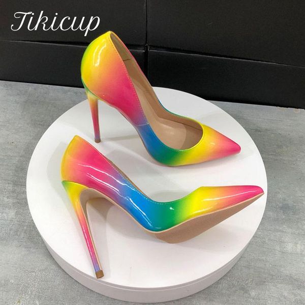 dress shoes tikicup gradient colors women rainbow patent stilettos high heels 12cm 10cm 8cm customize pumps designer formal, Black
dress shoes tikicup gradient colors women rainbow patent stilettos high heels 12cm 10cm 8cm customize pumps designer formal, Black