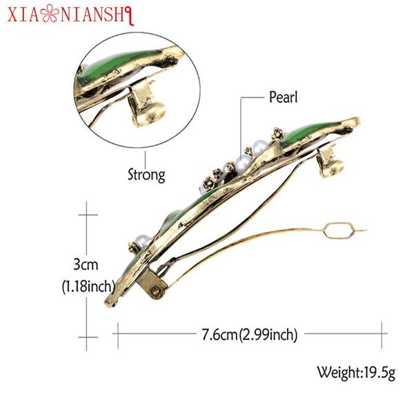 hair clips & barrettes fashion women retro enamel leaf ancient bronze gold alloy hairpin girls folwer clip pearl accessories, Golden;silver
hair clips & barrettes fashion women retro enamel leaf ancient bronze gold alloy hairpin girls folwer clip pearl accessories, Golden;silver