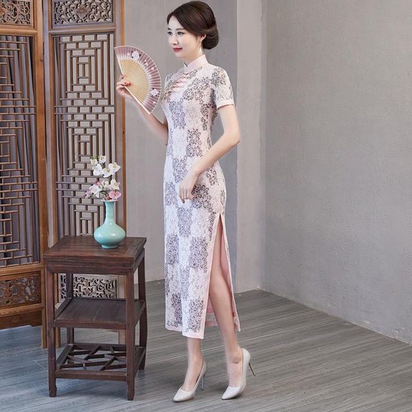 ethnic clothing female summer exquisite lace novelty qipao elegant mandarin collar short sleeve chinese dress slim long cheongsam s-3xl, Red
ethnic clothing female summer exquisite lace novelty qipao elegant mandarin collar short sleeve chinese dress slim long cheongsam s-3xl, Red