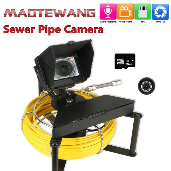 cameras sewer pipe inspection camera with 8gb tf card dvr drain industrial endoscope ip68 5600mha battery 4.3" ips color monitor
cameras sewer pipe inspection camera with 8gb tf card dvr drain industrial endoscope ip68 5600mha battery 4.3" ips color monitor