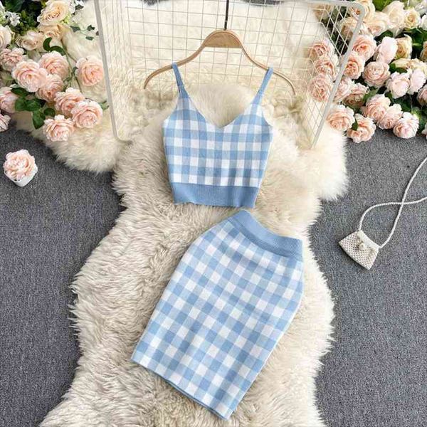 korean sweet knit plaid crop skirts suits camisole mini skirts 2 piece sets women girls short women outfits, Gray
korean sweet knit plaid crop skirts suits camisole mini skirts 2 piece sets women girls short women outfits, Gray