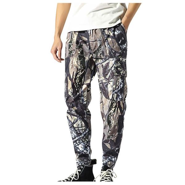 men's pants fashion trouser men printed clothing casual long pocket streetwear drawstring loose pantalones con correas, Black
men's pants fashion trouser men printed clothing casual long pocket streetwear drawstring loose pantalones con correas, Black