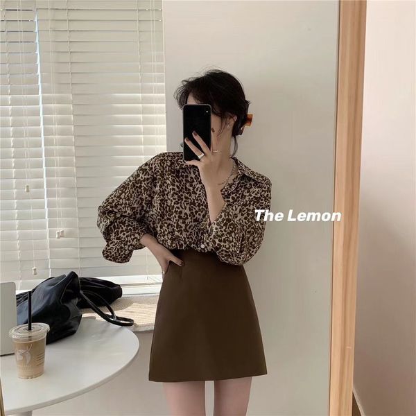 leopard assembly female 2021 new port design sense miniskirt shirt set of two pieces t7jl, Black;gray
leopard assembly female 2021 new port design sense miniskirt shirt set of two pieces t7jl, Black;gray