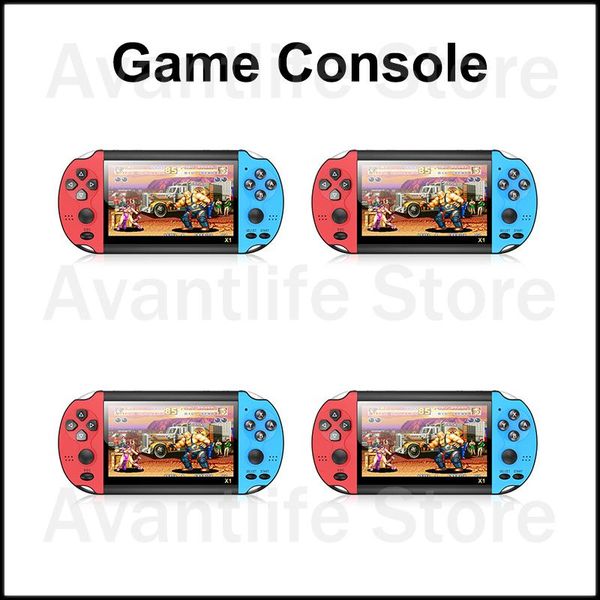 portable game players x1 4.3 inch double handheld console support tv output video 8g built-in 10,000 games 
portable game players x1 4.3 inch double handheld console support tv output video 8g built-in 10,000 games