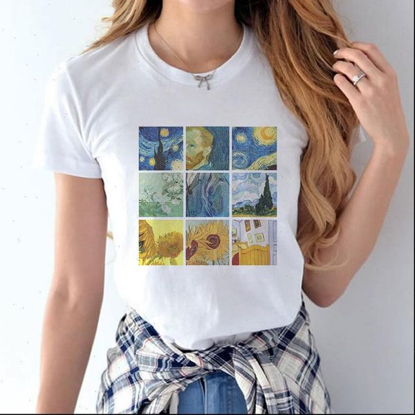 summer 2021 female t shirt van gogh oil print harajuku style cute t shirts fashion tshirt women vogue vintage graphic tees, White
summer 2021 female t shirt van gogh oil print harajuku style cute t shirts fashion tshirt women vogue vintage graphic tees, White