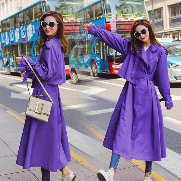 women's trench coats windbreaker long spring autumn 2021 hong kong style belt korean waist double breasted coat female drop, Tan;black
women's trench coats windbreaker long spring autumn 2021 hong kong style belt korean waist double breasted coat female drop, Tan;black