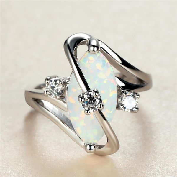 wedding rings vintage female white leaf opal ring minimalist silver color for women classic zircon stone engagement, Slivery;golden
wedding rings vintage female white leaf opal ring minimalist silver color for women classic zircon stone engagement, Slivery;golden