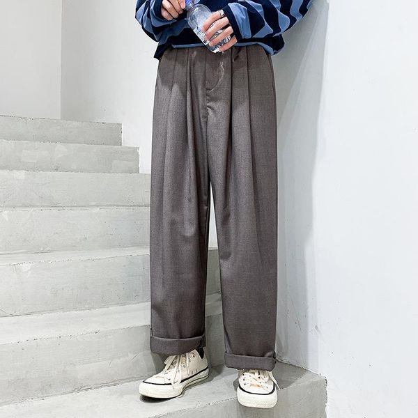 men's pants 2021 autumn wide leg casual leisure haren loose fashion 3 color trousers western-style, Black
men's pants 2021 autumn wide leg casual leisure haren loose fashion 3 color trousers western-style, Black