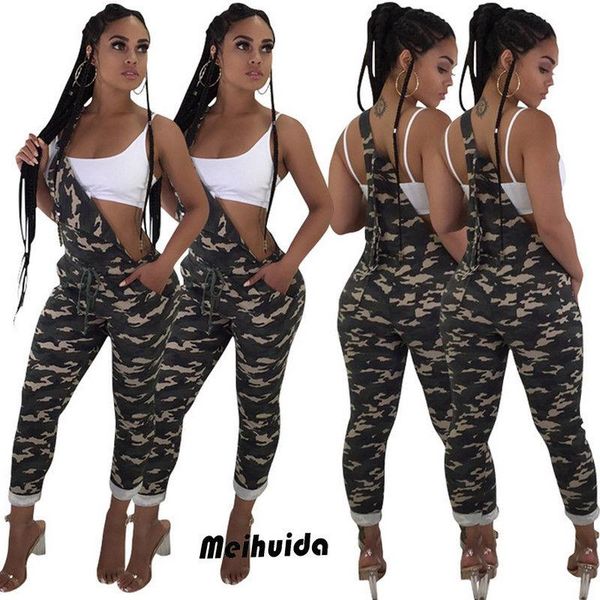 women's jumpsuits & rompers women camouflage jumpsuit sleeveless summer bandage playsuit female party romper long trousers, Black;white
women's jumpsuits & rompers women camouflage jumpsuit sleeveless summer bandage playsuit female party romper long trousers, Black;white
