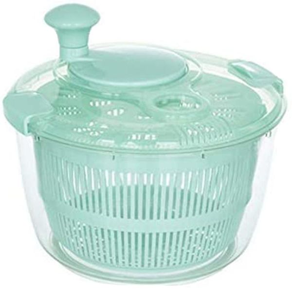storage baskets salad spinner large, lettuce dryer quick dry design, 5.3 quarts fruit washer with bowl, non-slip pad
storage baskets salad spinner large, lettuce dryer quick dry design, 5.3 quarts fruit washer with bowl, non-slip pad