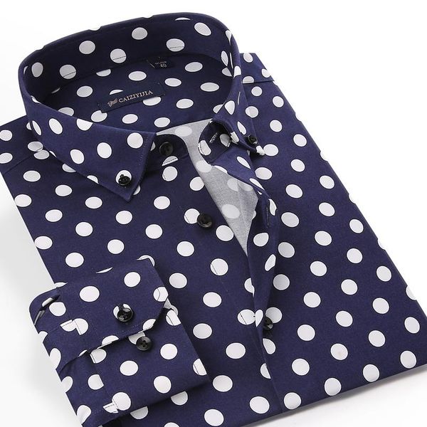 men's casual shirts long-sleeve standard-fit polka dot printed shirt pocketless design button-down holiday flower hawaiian beach, White;black
men's casual shirts long-sleeve standard-fit polka dot printed shirt pocketless design button-down holiday flower hawaiian beach, White;black