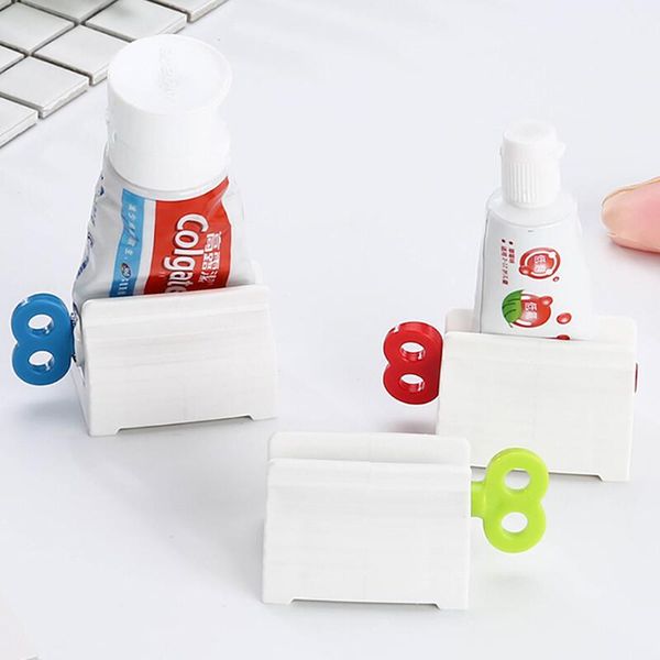 3 colors plastic convinient creative toothpaste squeezer stand holder frugal condensed rolling tube bathroom accessories
3 colors plastic convinient creative toothpaste squeezer stand holder frugal condensed rolling tube bathroom accessories