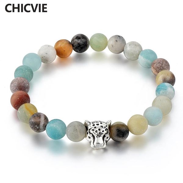 charm bracelets chicvie silver leopard head bracelet bangles mix color natural dull polish matte stone beads for jewelry making, Golden;silver
charm bracelets chicvie silver leopard head bracelet bangles mix color natural dull polish matte stone beads for jewelry making, Golden;silver