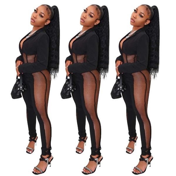women's two piece pants black 2 set women club outfits mesh patchwork and leggings birthday party for, White
women's two piece pants black 2 set women club outfits mesh patchwork and leggings birthday party for, White