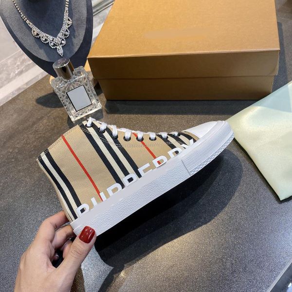 2021 vintage shoes luxury designer logo print check cotton sneakers men women casual canvas shoe, Black
2021 vintage shoes luxury designer logo print check cotton sneakers men women casual canvas shoe, Black