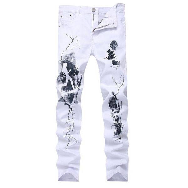 men nostalgic casual straight print troubled long broek lent herfst mode denim jeans # p3, Blue
men nostalgic casual straight print troubled long broek lent herfst mode denim jeans # p3, Blue