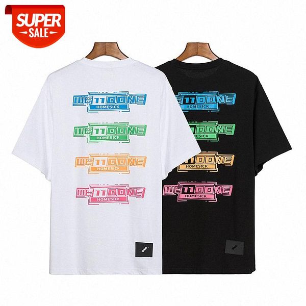 welldone rainbow barrage arrangement color letter printing men and women couple loose short-sleeved t-shirt #nf3m, White;black
welldone rainbow barrage arrangement color letter printing men and women couple loose short-sleeved t-shirt #nf3m, White;black