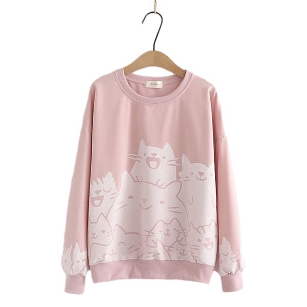 women's hoodies & sweatshirts harajuku fashion kawaii cat pink women crewneck anime print sweatshirt girls pullover female cute lo, Black
women's hoodies & sweatshirts harajuku fashion kawaii cat pink women crewneck anime print sweatshirt girls pullover female cute lo, Black