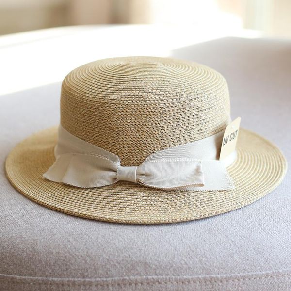 wide brim hats japan style women's flat-mix color straw hat with lovely bowknot fashion outing sun beach casual, Blue;gray
wide brim hats japan style women's flat-mix color straw hat with lovely bowknot fashion outing sun beach casual, Blue;gray