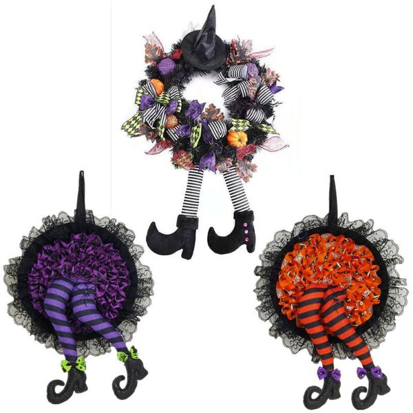 decorative flowers & wreaths halloween witch hat leg pumpkin wreath door hanging decoration happy party home supplies
decorative flowers & wreaths halloween witch hat leg pumpkin wreath door hanging decoration happy party home supplies