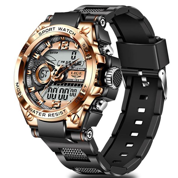 wristwatches 2021 lige men military watch brand 50m waterproof wristwatch led alarm clock sport male relogios masculino, Slivery;brown
wristwatches 2021 lige men military watch brand 50m waterproof wristwatch led alarm clock sport male relogios masculino, Slivery;brown