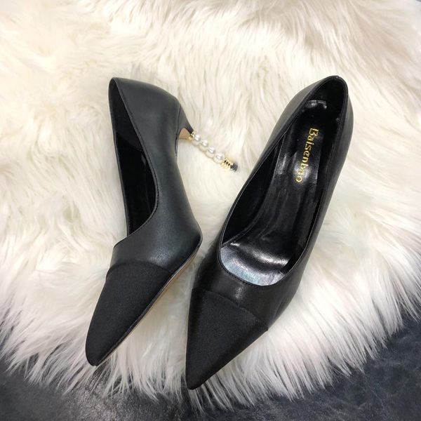 dress shoes 2021 women's high heels pointed temperament banquet professional single, Black
dress shoes 2021 women's high heels pointed temperament banquet professional single, Black