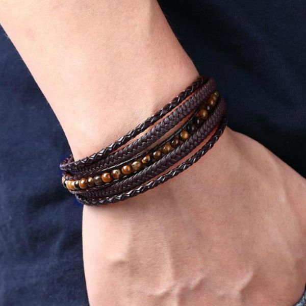 tennis fashion natural stone beads men bracelet multilayer leather punk jewelry stainless steel magnetic clasp bangles, Golden;silver
tennis fashion natural stone beads men bracelet multilayer leather punk jewelry stainless steel magnetic clasp bangles, Golden;silver