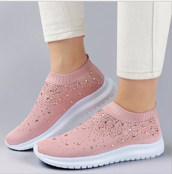 sandals 2022 women shoes knitting sock sneakers spring summer slip on flat rhinestone loafers ladies walking flats, Black
sandals 2022 women shoes knitting sock sneakers spring summer slip on flat rhinestone loafers ladies walking flats, Black