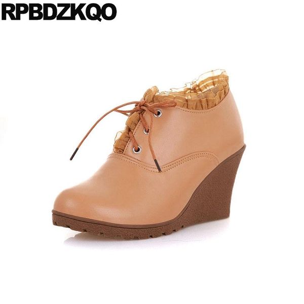 dress shoes size 4 34 11 43 ladies 2021 crossdresser big 42 pumps high heels lace up round toe luxury women designers 8cm wedge, Black
dress shoes size 4 34 11 43 ladies 2021 crossdresser big 42 pumps high heels lace up round toe luxury women designers 8cm wedge, Black