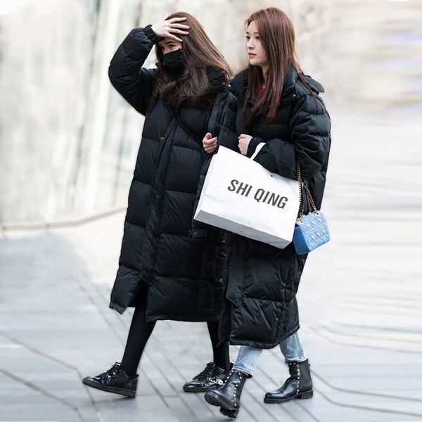 star men's and women's long down jacket black chinese opera knee ankle thickened winter white duck
star men's and women's long down jacket black chinese opera knee ankle thickened winter white duck