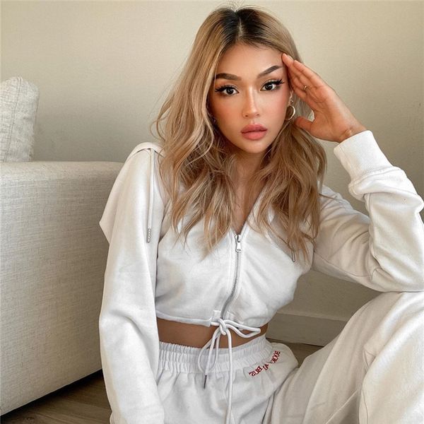autumn white casual hoodies ladies zipper long sleeve crop sweatshirt women tie up fashion sweat shirt streetwear
autumn white casual hoodies ladies zipper long sleeve crop sweatshirt women tie up fashion sweat shirt streetwear