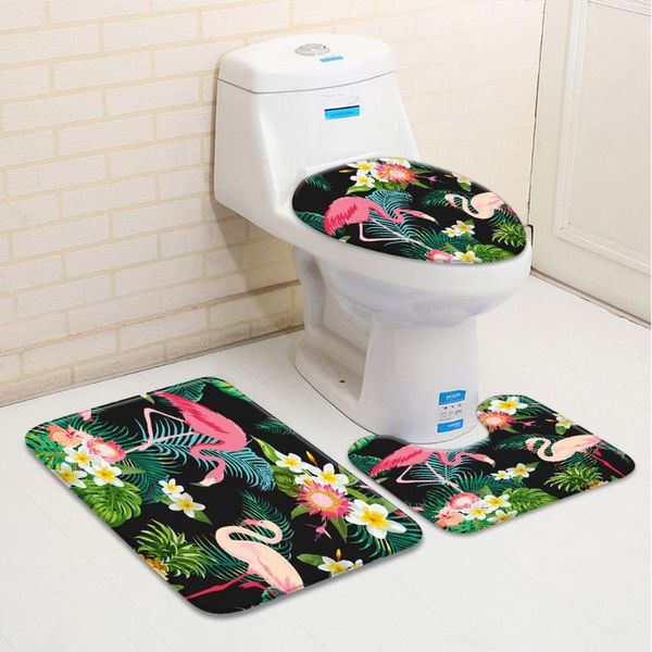 bath mats 3pcs/set leaves bathroom mat set tropical floral plant flower flamingo watercolor leaf decor bathtub toilet non-slip carpet
bath mats 3pcs/set leaves bathroom mat set tropical floral plant flower flamingo watercolor leaf decor bathtub toilet non-slip carpet