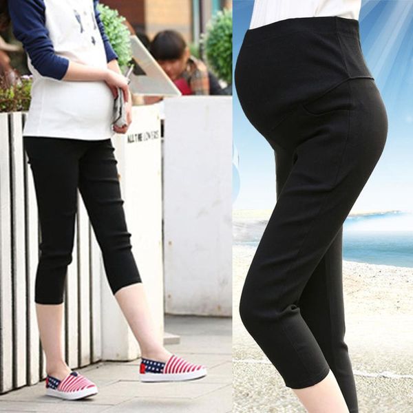 quality pregnant women capris soft adjustable high waiste maternity trousers pregnancy women pants outfits maternity clothing, White
quality pregnant women capris soft adjustable high waiste maternity trousers pregnancy women pants outfits maternity clothing, White