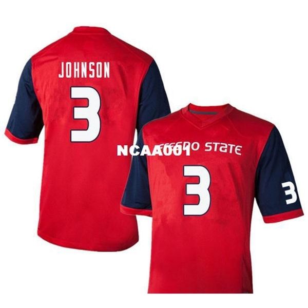 001 fresno state bulldogs keesean johnson #3 real full embroidery college jersey size s-4xl or custom any name or number jersey, Black
001 fresno state bulldogs keesean johnson #3 real full embroidery college jersey size s-4xl or custom any name or number jersey, Black