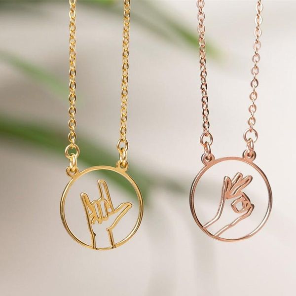 pendant necklaces minimal round necklace stainless steel hand gesture pinky promise fun jewelry friend gift bijoux femme bff, Silver
pendant necklaces minimal round necklace stainless steel hand gesture pinky promise fun jewelry friend gift bijoux femme bff, Silver