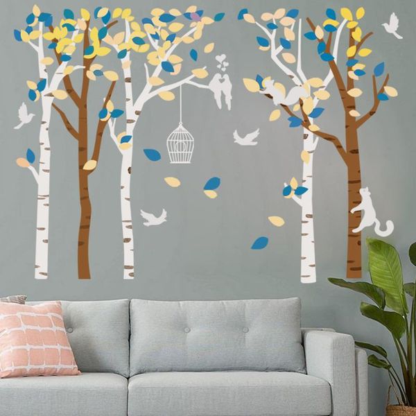 wall stickers sticker creative tree bird cage pattern pvc self-adhesive removable bedroom living room decorative wallpaper home decor
wall stickers sticker creative tree bird cage pattern pvc self-adhesive removable bedroom living room decorative wallpaper home decor
