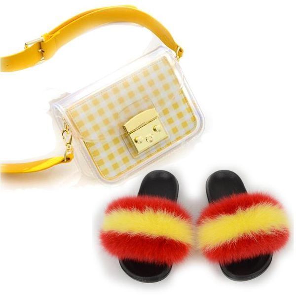 slippers women's summer fur cute lattice jelly cross bags shoes sets woman fluffy furry slides ladies plush beach flip flops, Black
slippers women's summer fur cute lattice jelly cross bags shoes sets woman fluffy furry slides ladies plush beach flip flops, Black
