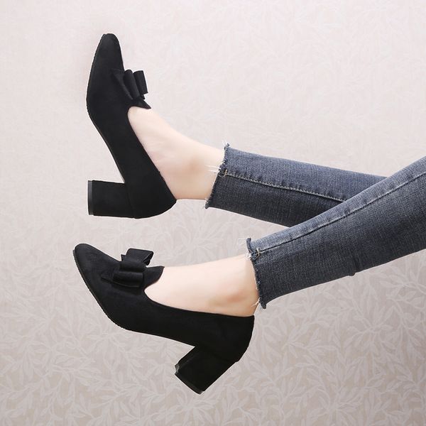 plus size ol office lady shoes chunky heels dress shoes woman pumps high heels ladies shoes bow boat zapatos mujer n7732dress, Black
plus size ol office lady shoes chunky heels dress shoes woman pumps high heels ladies shoes bow boat zapatos mujer n7732dress, Black