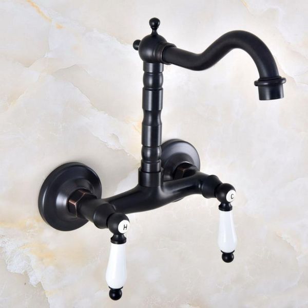 bathroom sink faucets black oil rubbed brass double hole lever handle kitchen basin faucet mixer / cold tap swivel spout 360' dnf836
bathroom sink faucets black oil rubbed brass double hole lever handle kitchen basin faucet mixer / cold tap swivel spout 360' dnf836