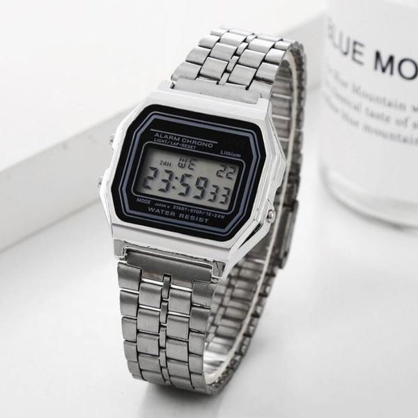 wristwatches women men watch gold silver black vintage led digital sports military electronic present gift male, Slivery;brown
wristwatches women men watch gold silver black vintage led digital sports military electronic present gift male, Slivery;brown