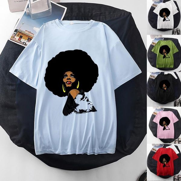 women's t-shirt fashion black person print casual graphic tshirt short sleeve harajuku female plus size women clothes, White
women's t-shirt fashion black person print casual graphic tshirt short sleeve harajuku female plus size women clothes, White