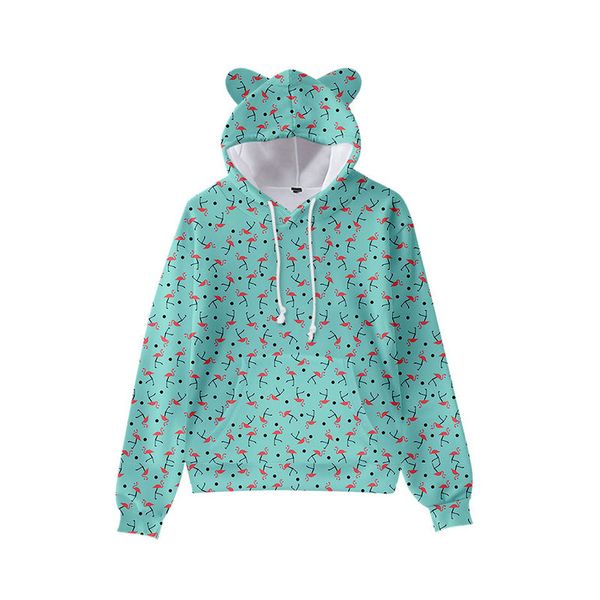 red dot green cloth cute boy girl clothes hooded 3d printing hooded sweater autumn early winter ears hooded pullover, Black
red dot green cloth cute boy girl clothes hooded 3d printing hooded sweater autumn early winter ears hooded pullover, Black