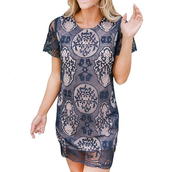 2021 summer lace women's o neck short solid color party es fashion elegant club midi 52bj, Black;gray
2021 summer lace women's o neck short solid color party es fashion elegant club midi 52bj, Black;gray