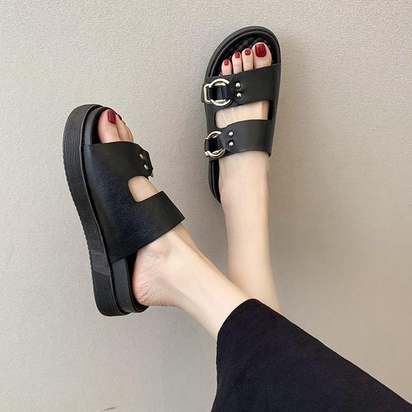 sandals platform women narrow band shoes summer outdoor sweet open toe thick heel beach slippers, Black
sandals platform women narrow band shoes summer outdoor sweet open toe thick heel beach slippers, Black