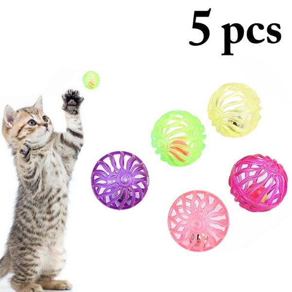 cat toys 5pcs/set funny ball toy hollow training interactive bell for kitten pet interaction supplies
cat toys 5pcs/set funny ball toy hollow training interactive bell for kitten pet interaction supplies