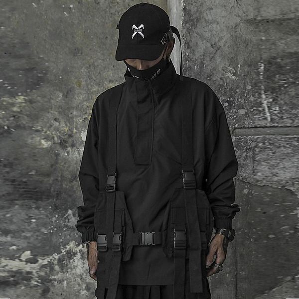 april momo stripes cargo hip hop men streetwear tactical function jacket hoodie jackets cvxq, Black
april momo stripes cargo hip hop men streetwear tactical function jacket hoodie jackets cvxq, Black