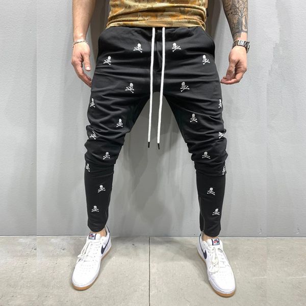 2021 men's jogging tactical black harajuku skull embroidery ny casual trousers man hip hop feet zip up track pants kz7v
2021 men's jogging tactical black harajuku skull embroidery ny casual trousers man hip hop feet zip up track pants kz7v