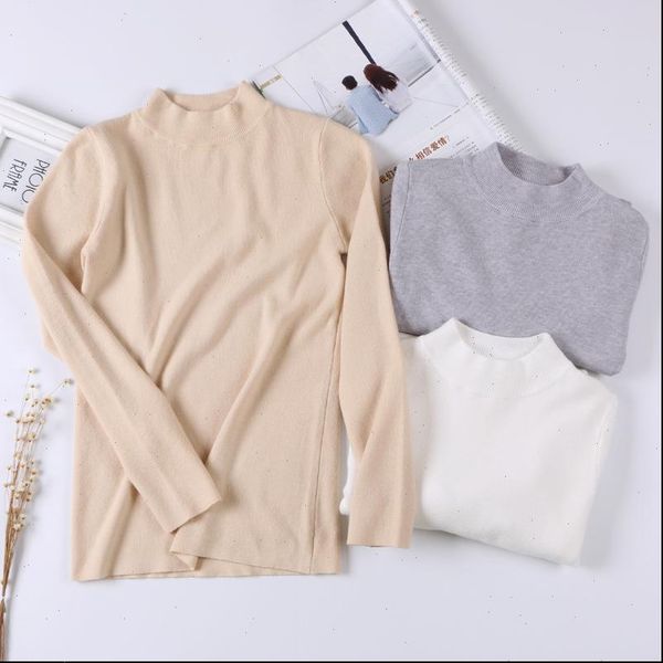 women basic sweater 2021 spring autumn thin knitwear o neck chic pullover sweaters soft ladies jumper pull femme, White;black
women basic sweater 2021 spring autumn thin knitwear o neck chic pullover sweaters soft ladies jumper pull femme, White;black