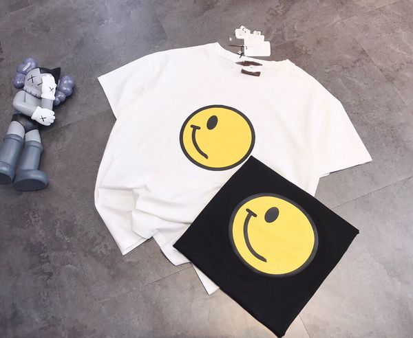 luxury design loe smiley face printed short sleeve t-shirt for female a1, White
luxury design loe smiley face printed short sleeve t-shirt for female a1, White